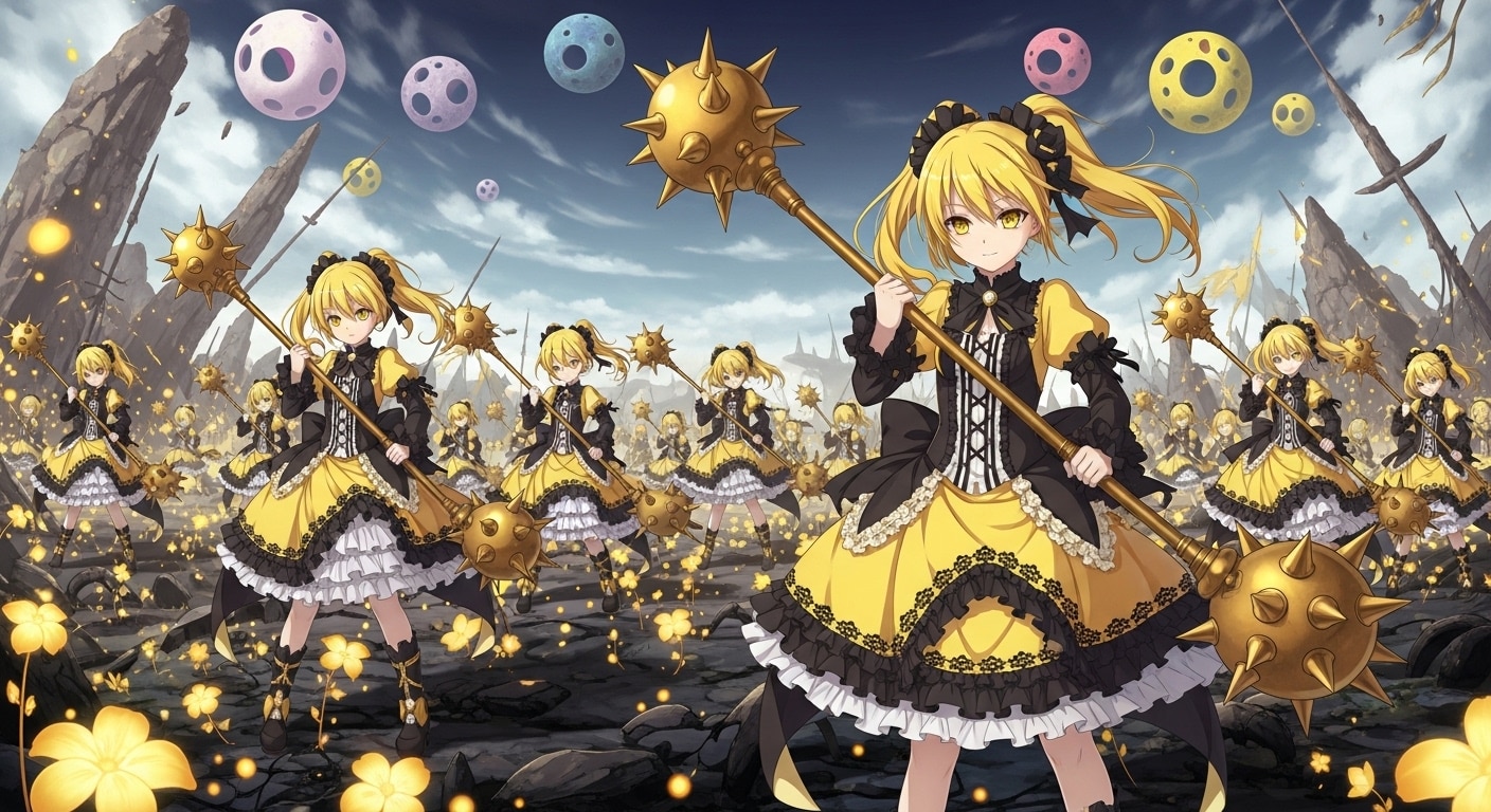 金色メイスで援軍 | の人気AIイラスト・グラビア