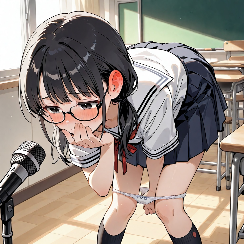 全校生徒の前でしゃべることになり、恥ずかしさを克服するために・・・