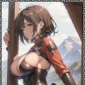 巨乳ボディースーツ　big breast bodysuit 4枚目