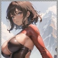 巨乳ボディースーツ　big breast bodysuit 3枚目