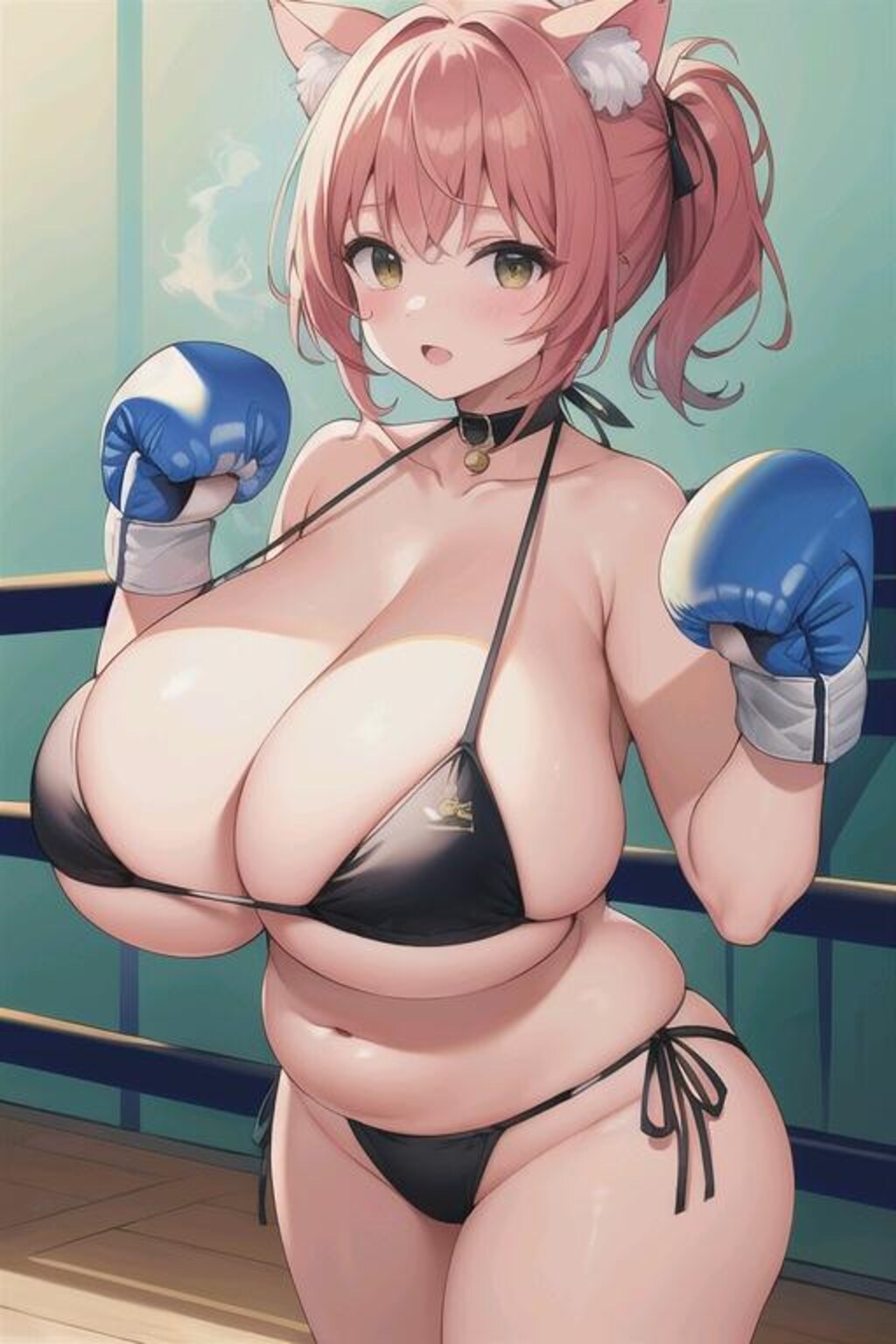 爆乳猫耳ビキニボクサーちゃん特集
