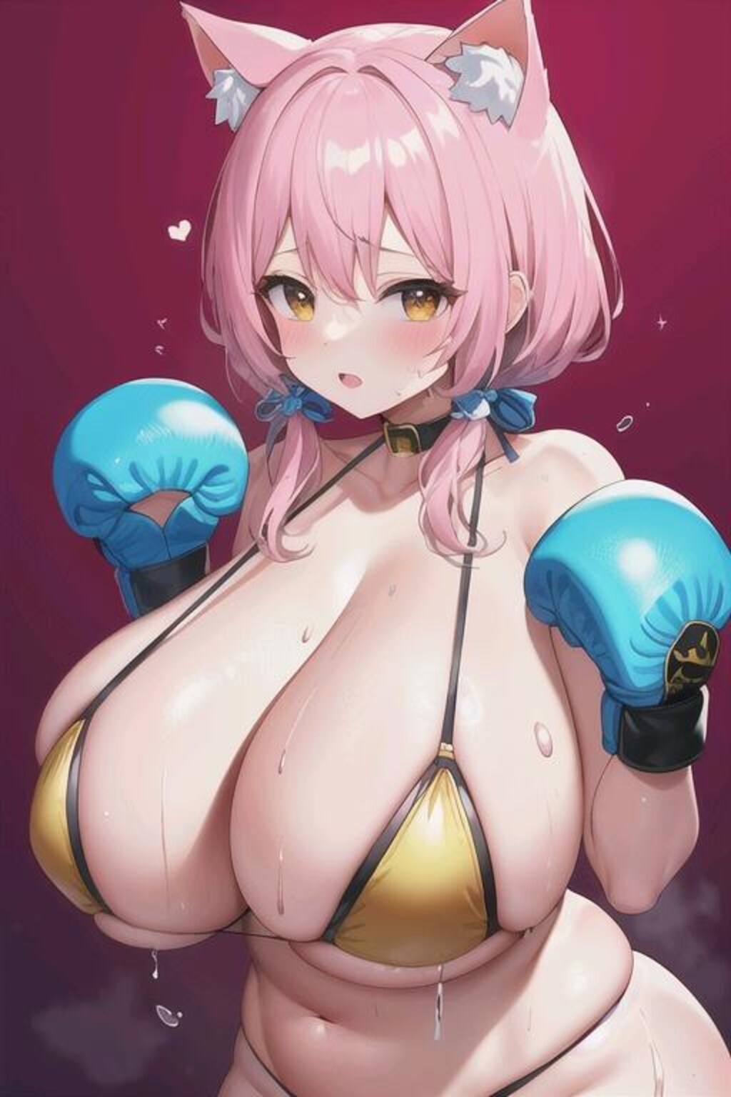爆乳猫耳ビキニボクサーちゃん特集