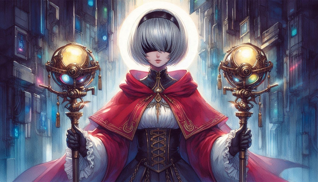 救援に向かう悪魔神官ちゃん