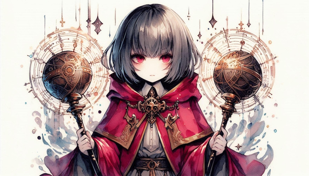 救援に向かう悪魔神官ちゃん