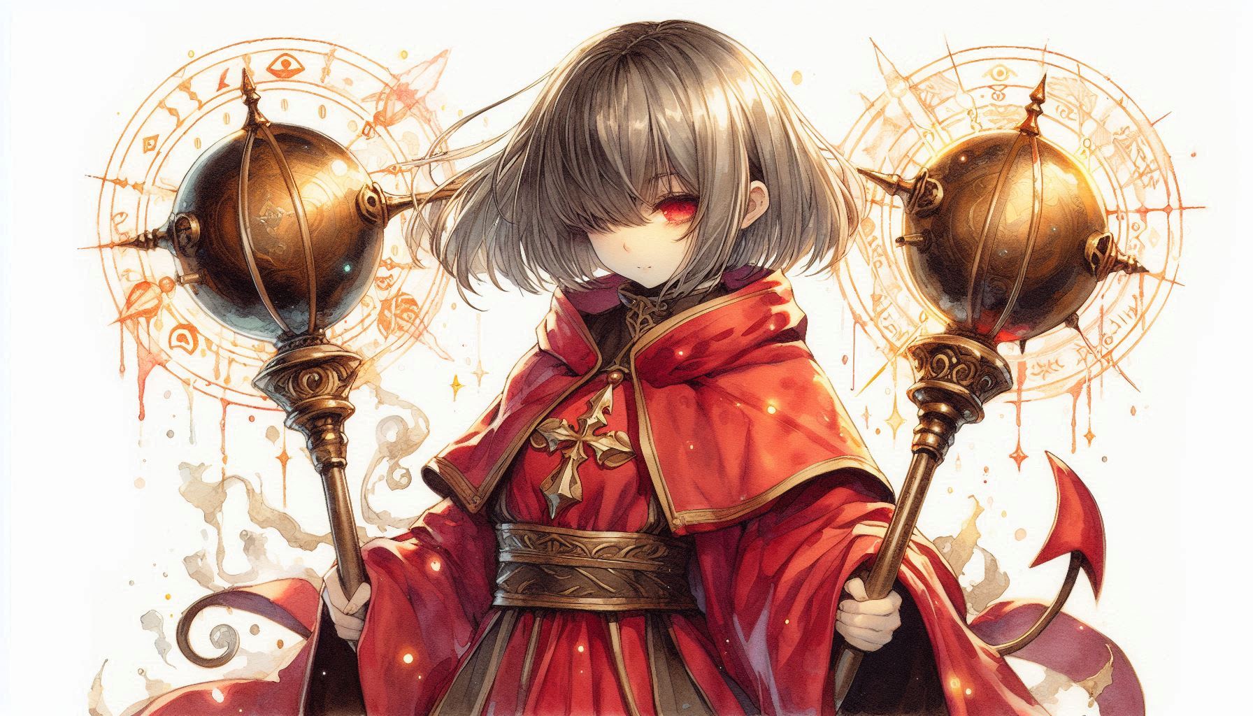 救援に向かう悪魔神官ちゃん | の人気AIイラスト・グラビア