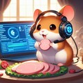 ハムしながらハムを食むハムスター 4枚目