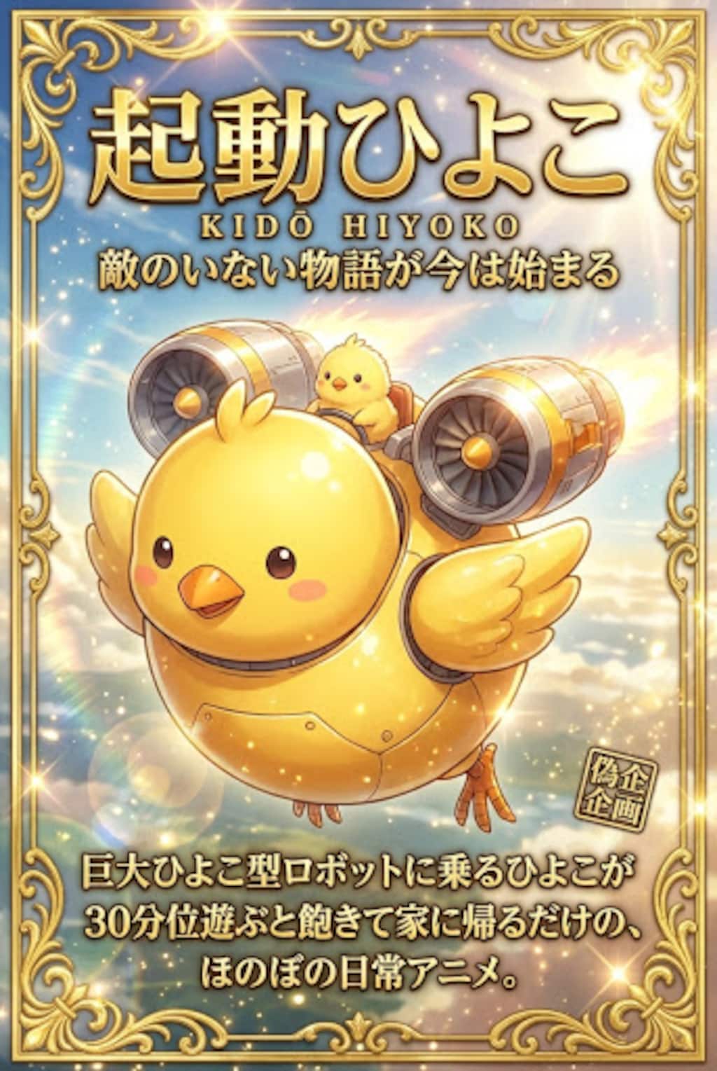 偽アニメ企画　起動ひよこ