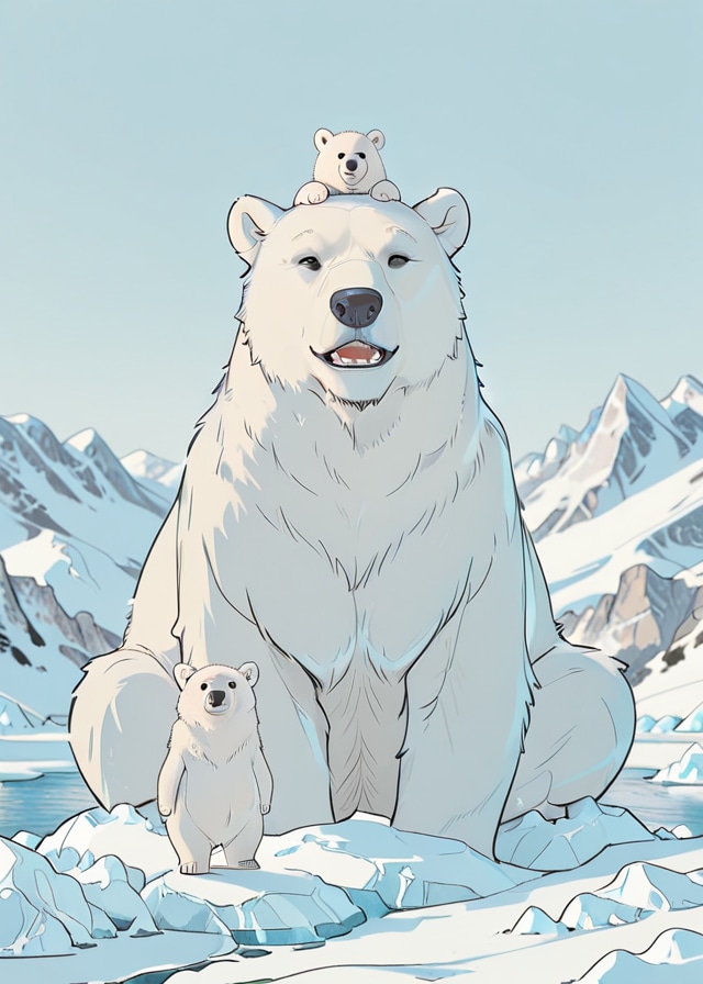 [今日は何の日 2/27] 国際ホッキョクグマの日 | の人気AIイラスト・グラビア