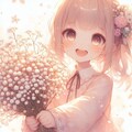 かすみ草の花束 4枚目