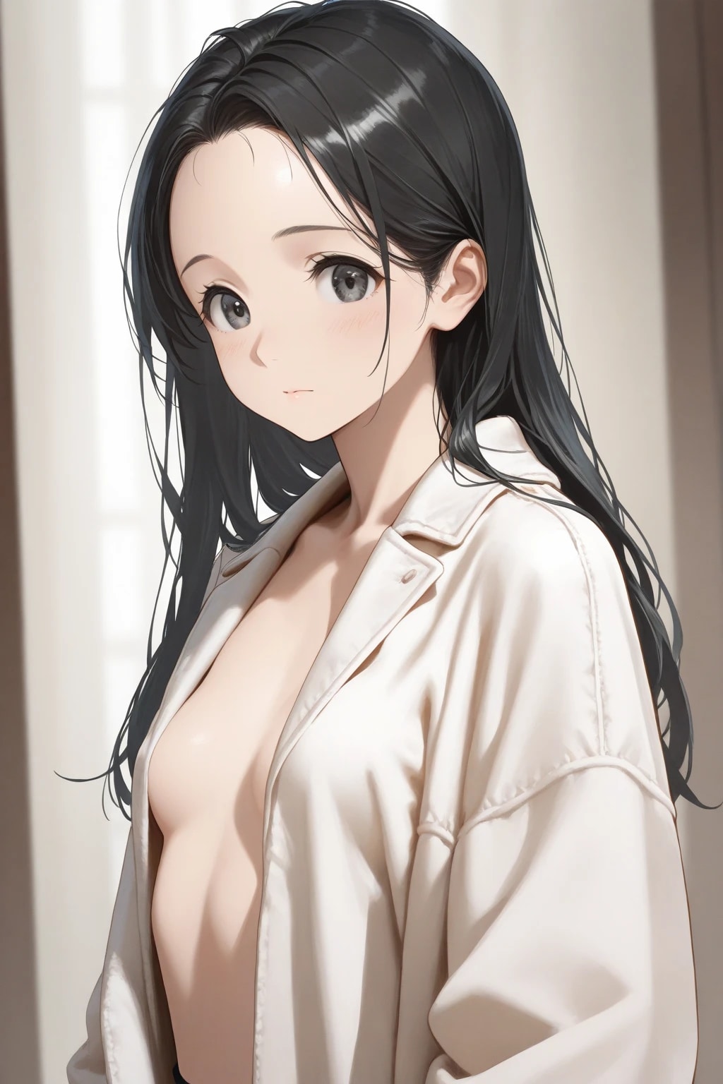 白コートの女達