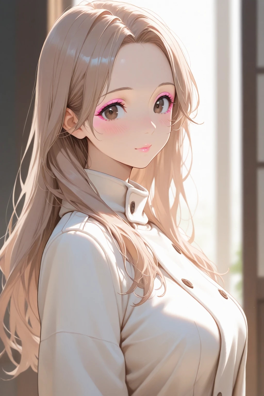 白コートの女達