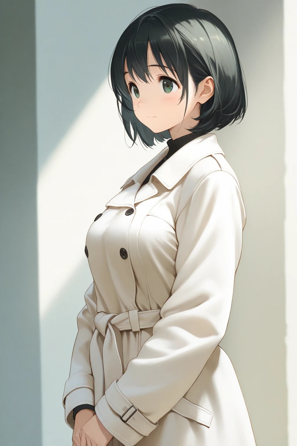 白コートの女達