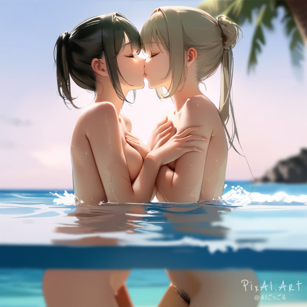 pubic hair under water