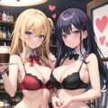 ランジェリーカフェの女の子(高画質版) 2枚目