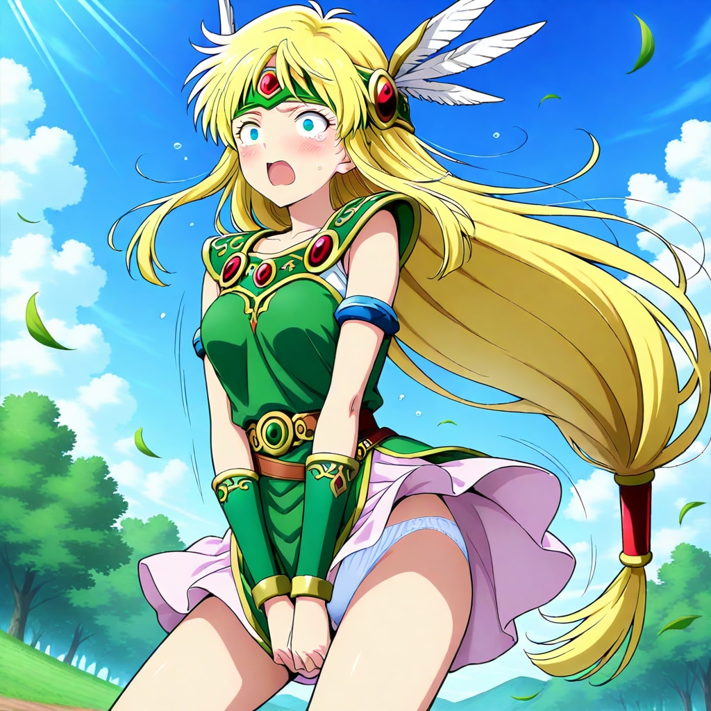 スカートめくり　たくさん