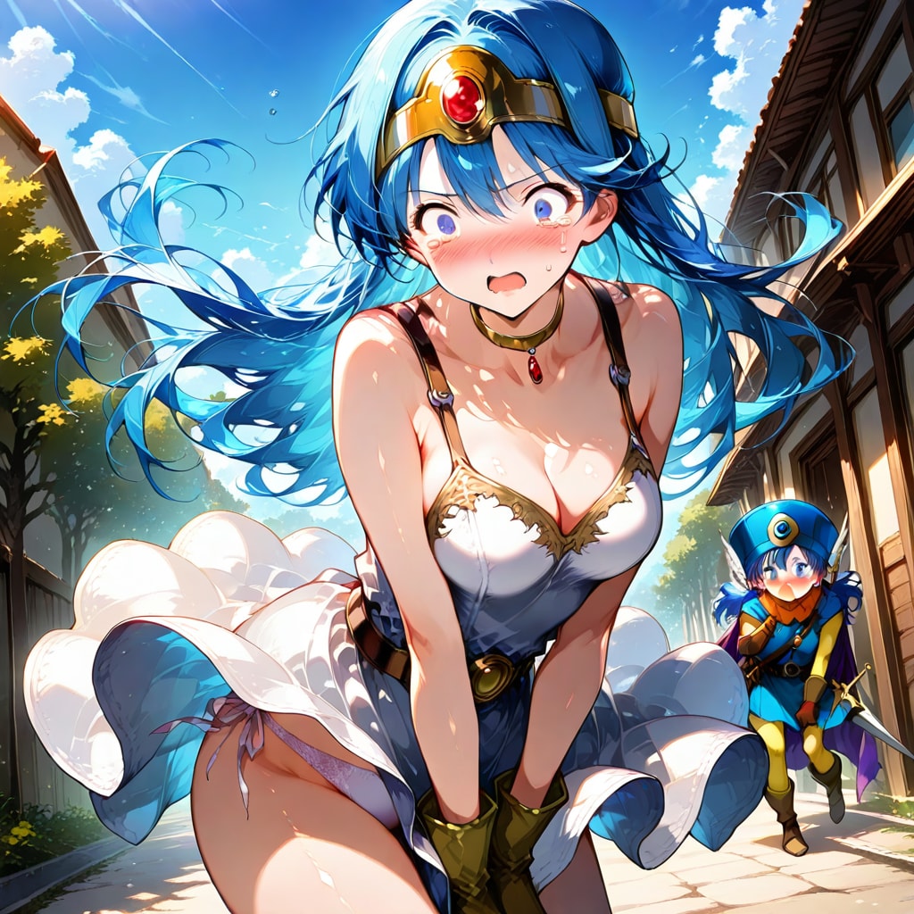 スカートめくり　たくさん