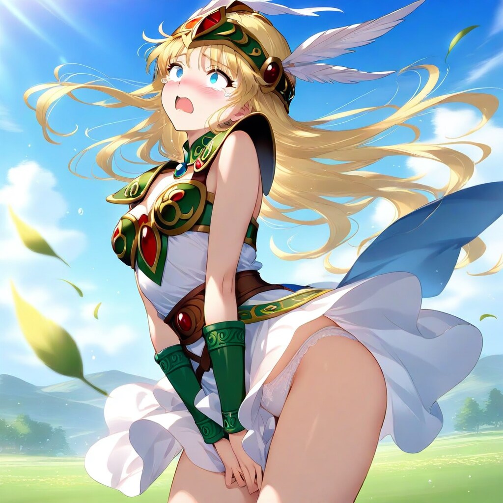 スカートめくり　たくさん