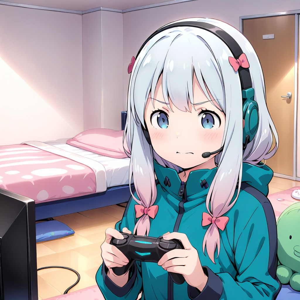 エロマンガ先生ゲームする