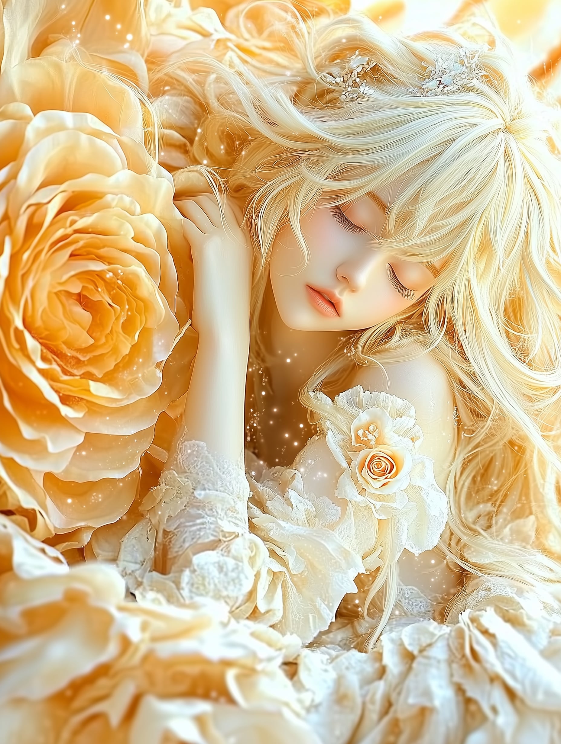 眠れる花の姫 | の人気AIイラスト・グラビア