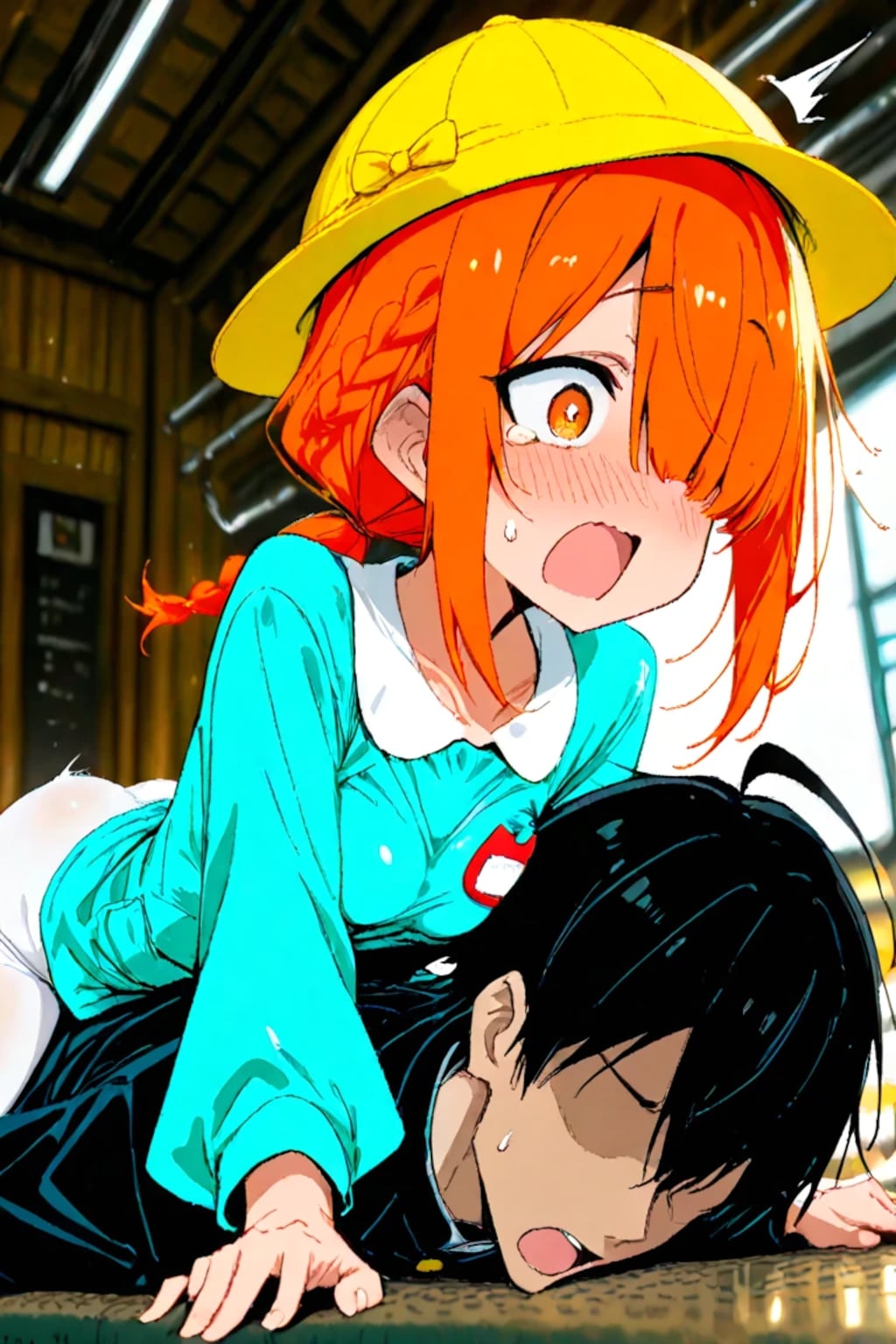 元に戻った目隠れちゃんが