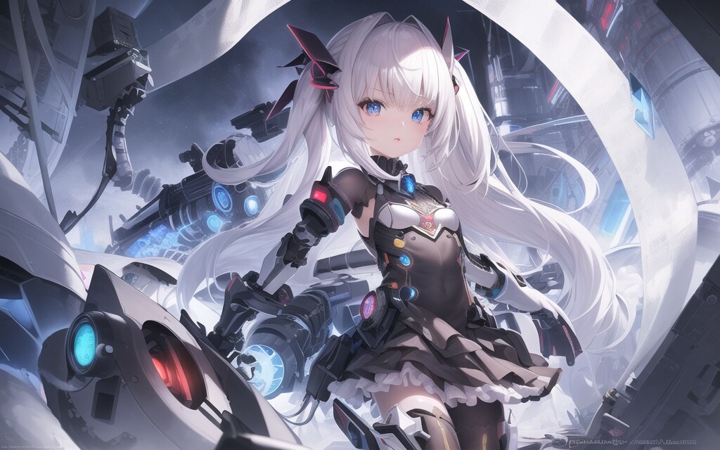 精巧なアンドロイド少女