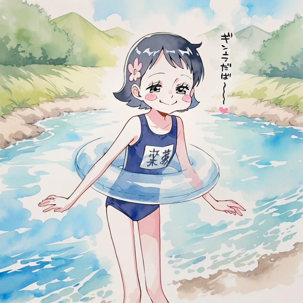 浮き輪ガール