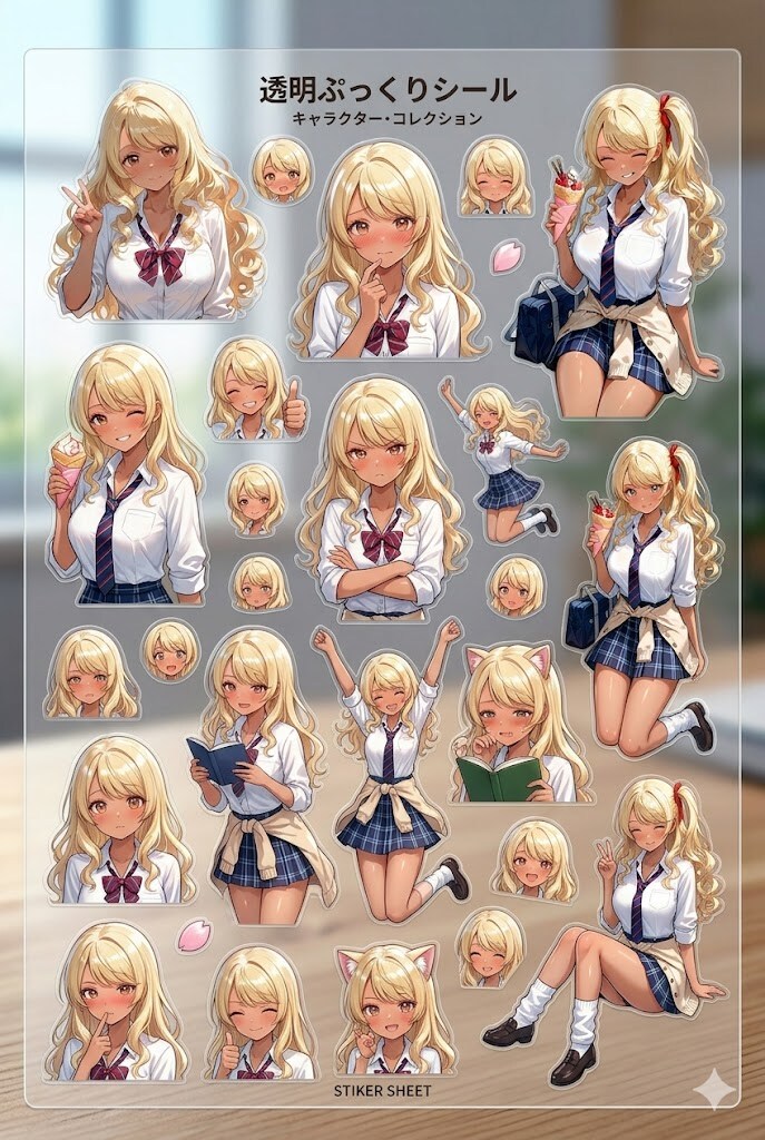うちのギャルちゃんシール