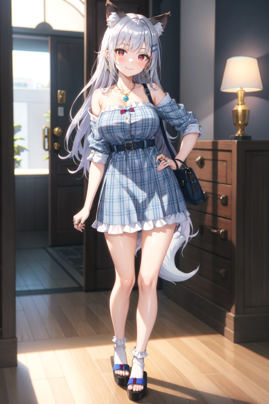 ギンガムチェックもよし