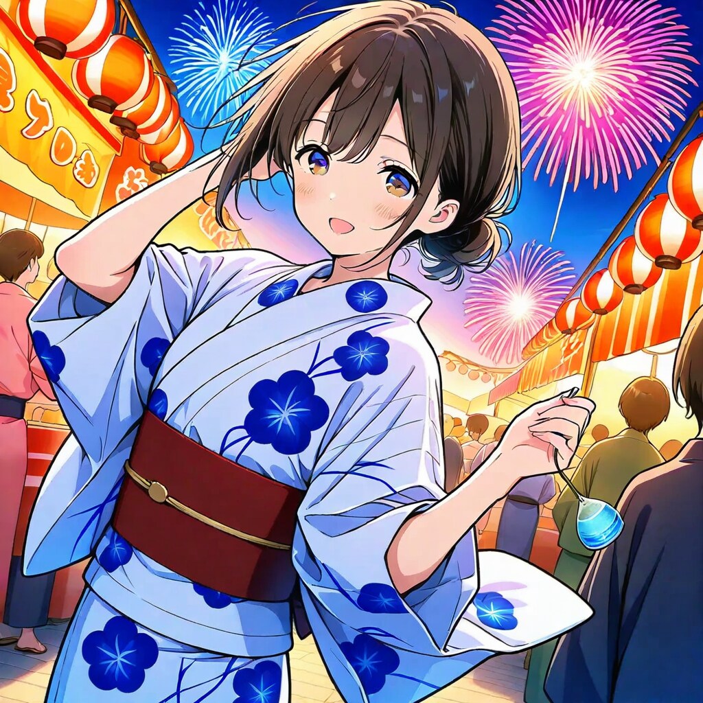 夏祭り | の人気AIイラスト・グラビア