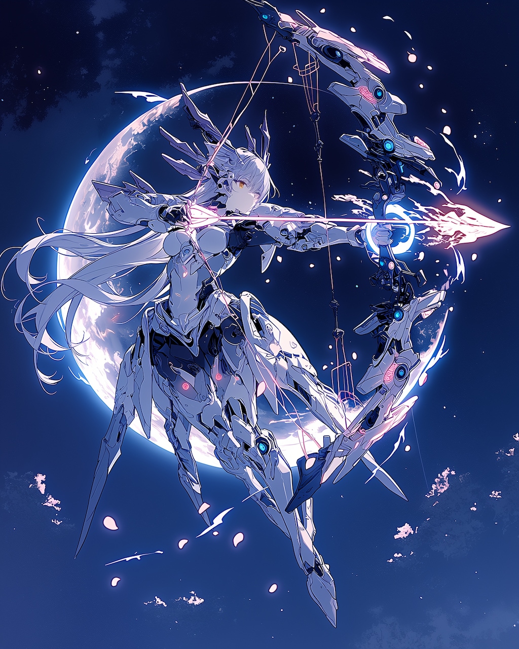 Sakura Shadow Valkyrie — Moonlit Divine Domain —