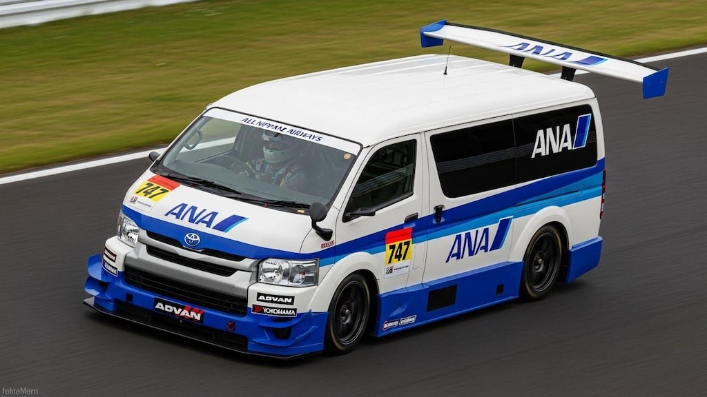 ANAハイエースレーシングカー