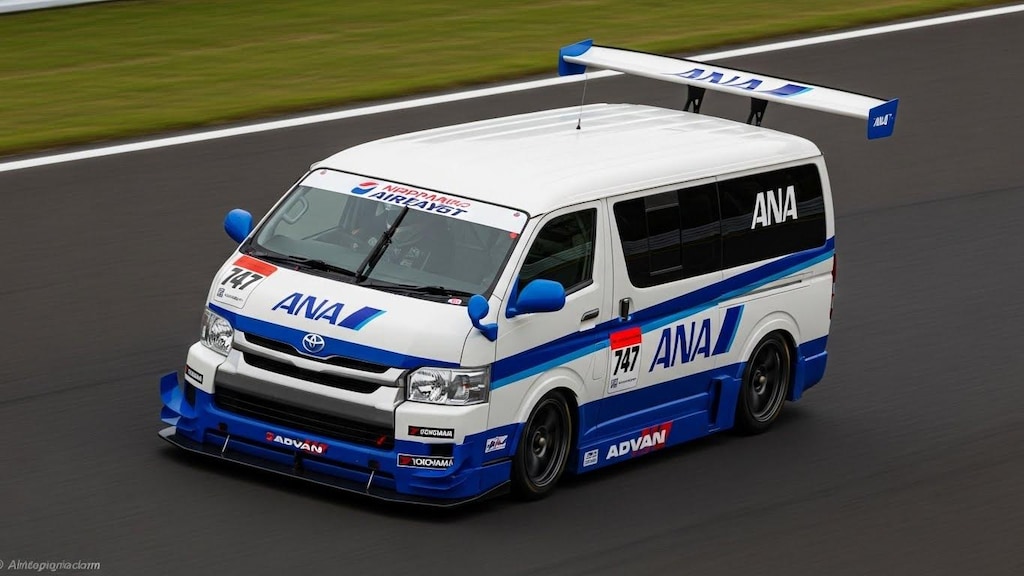 ANAハイエースレーシングカー