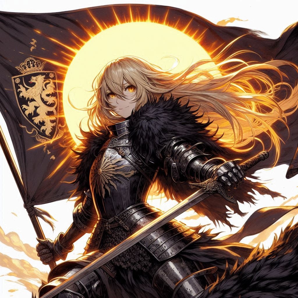 ブロンドの女騎士さん852