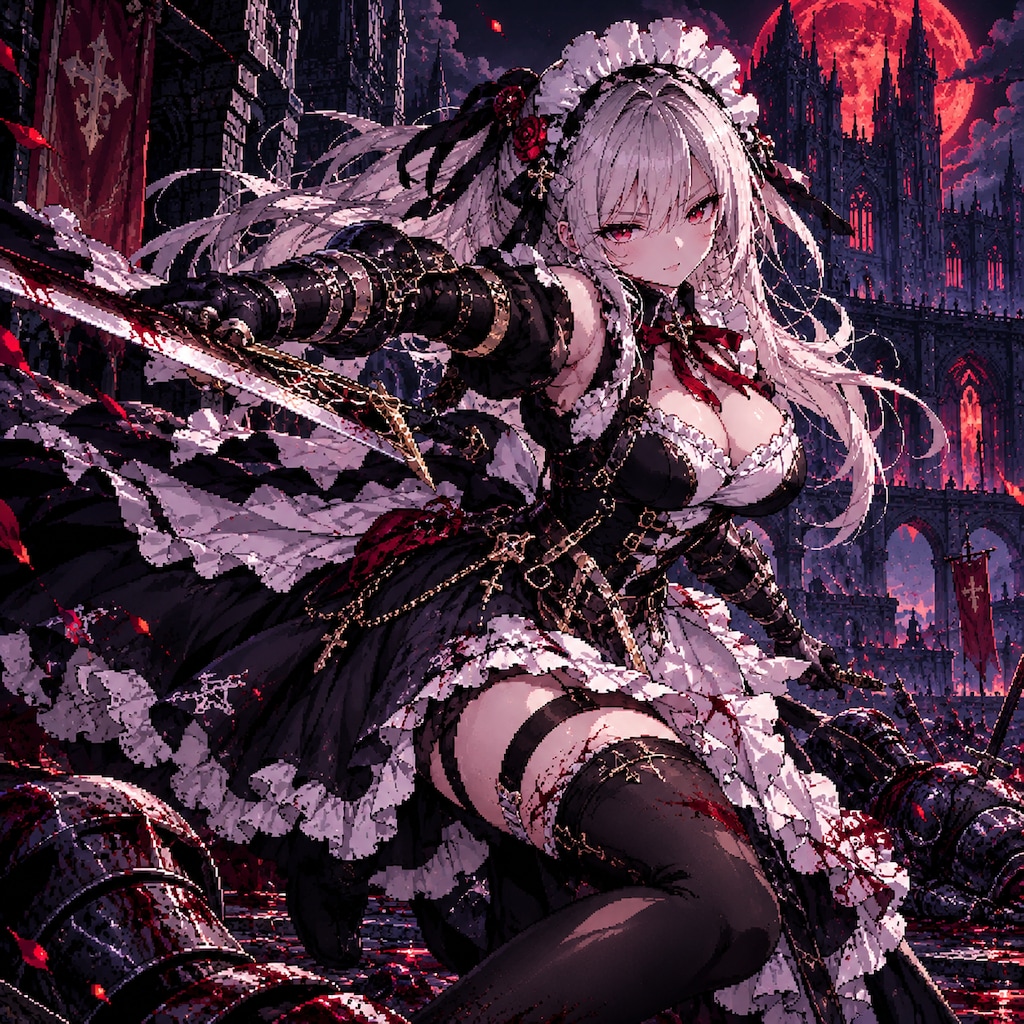 戦うメイド その1
