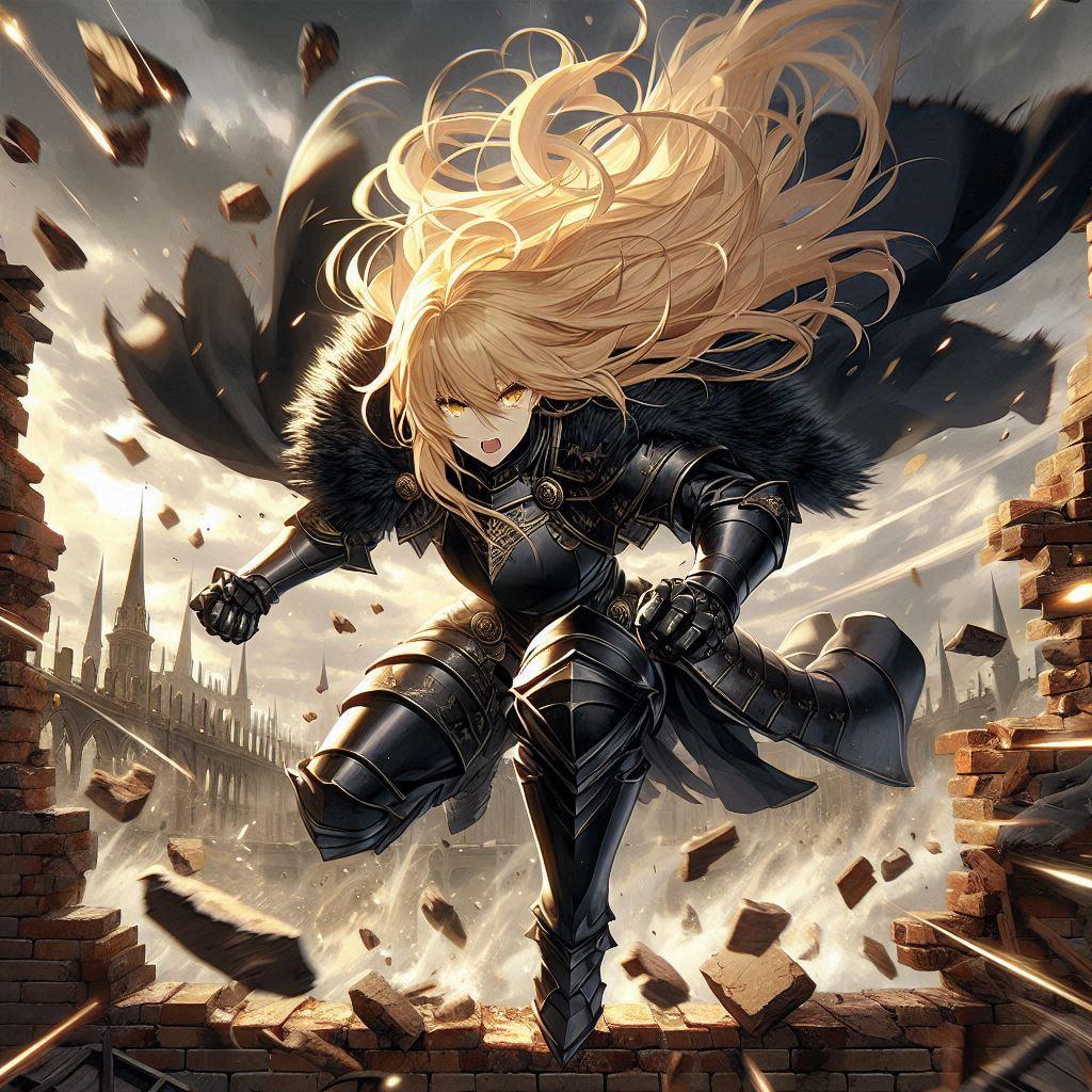 ブロンドの女騎士さん686 | の人気AIイラスト・グラビア