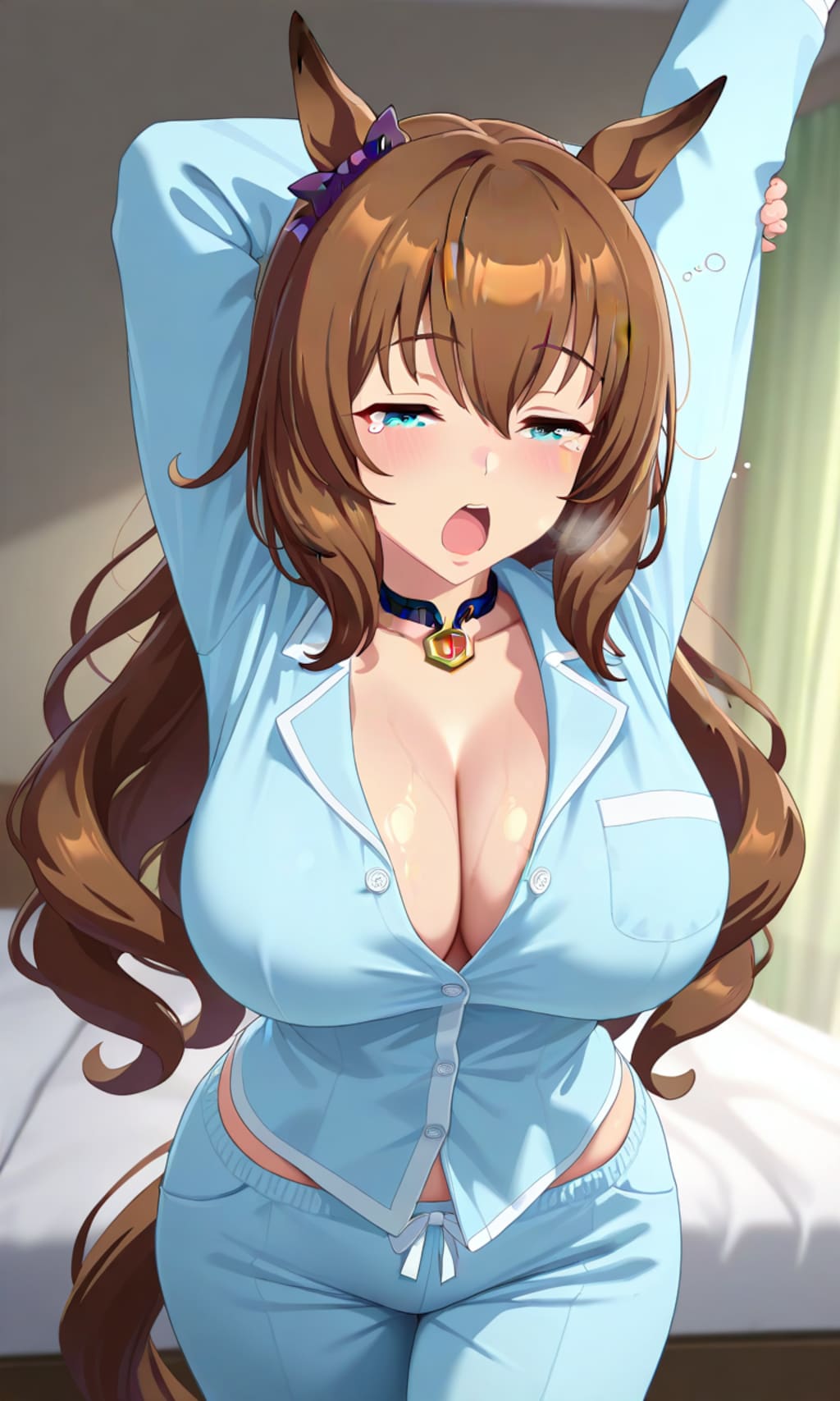 マルゼンスキー　パジャマ寝起き