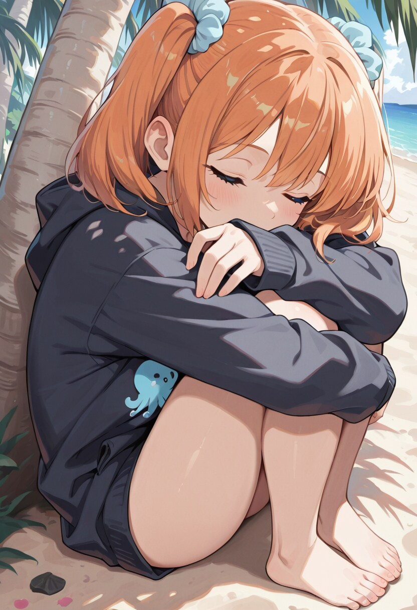 めんちゃん 木陰でお昼寝