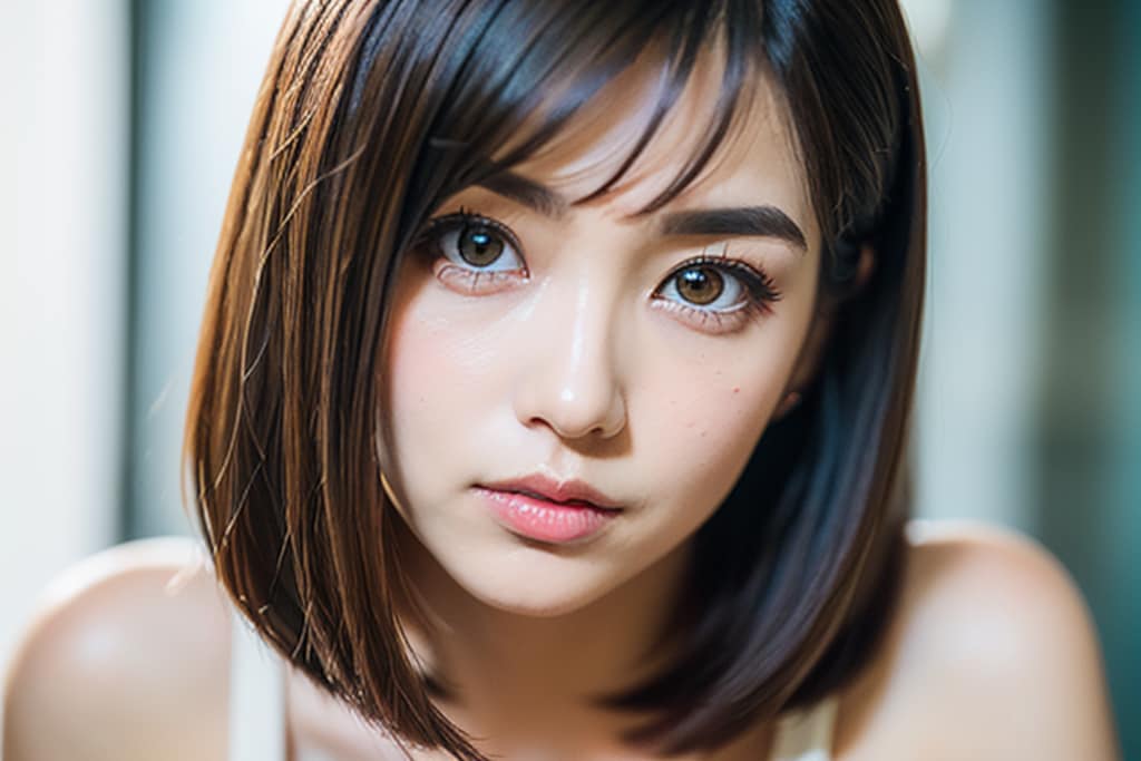 顔アップ風のプロンプトを試してみた