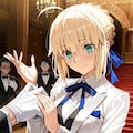 白タキシード♡Fateセイバー 2枚目