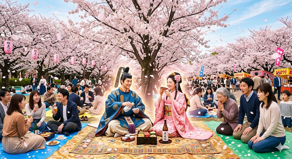 桜の花の神様が降りてきた