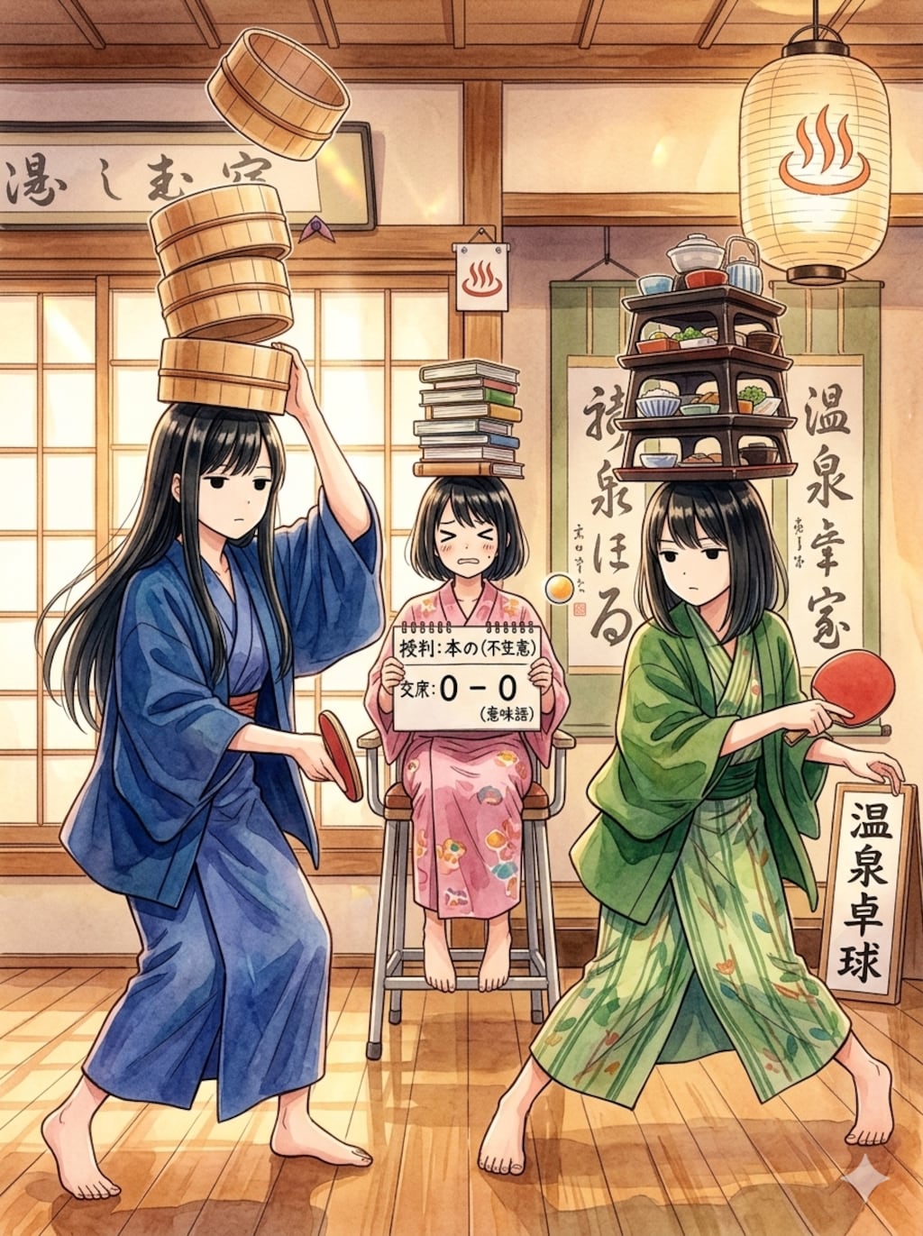 頭にお膳、心に平穏
