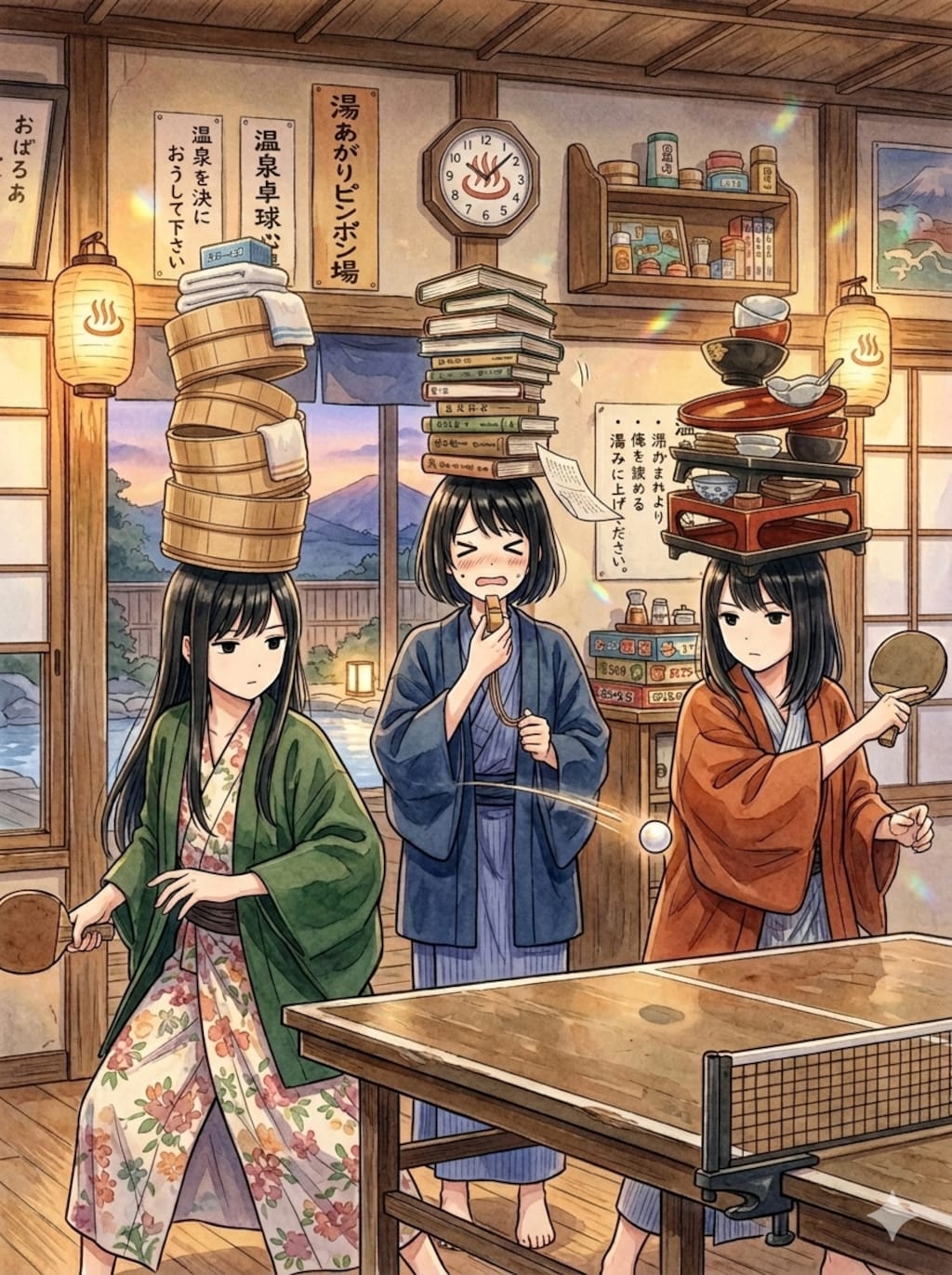 頭にお膳、心に平穏