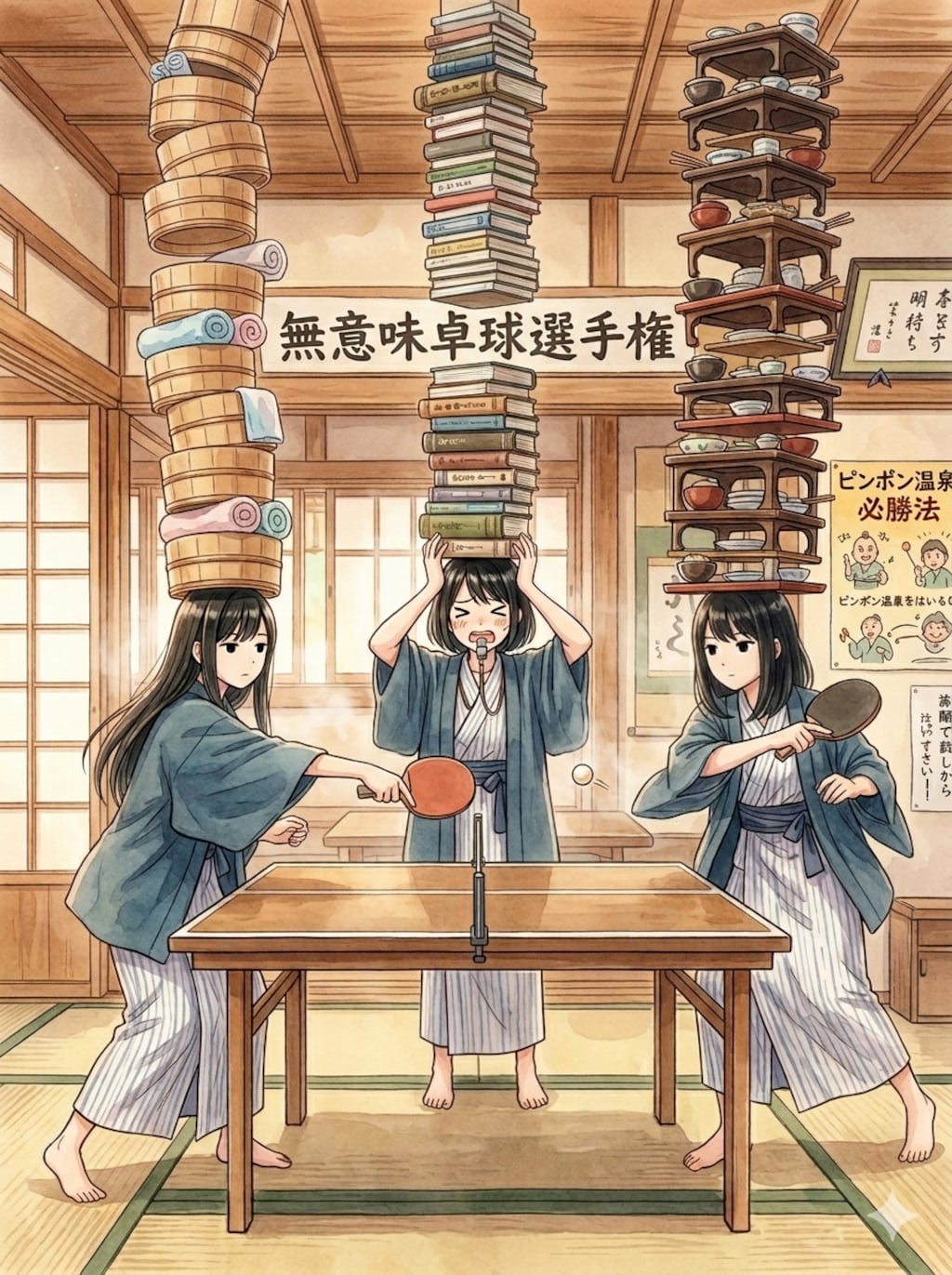 頭にお膳、心に平穏