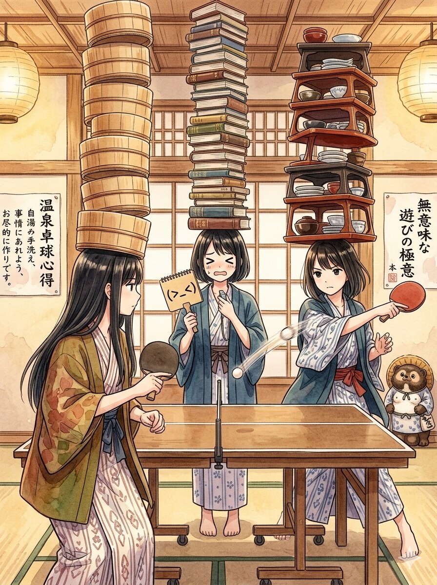 頭にお膳、心に平穏