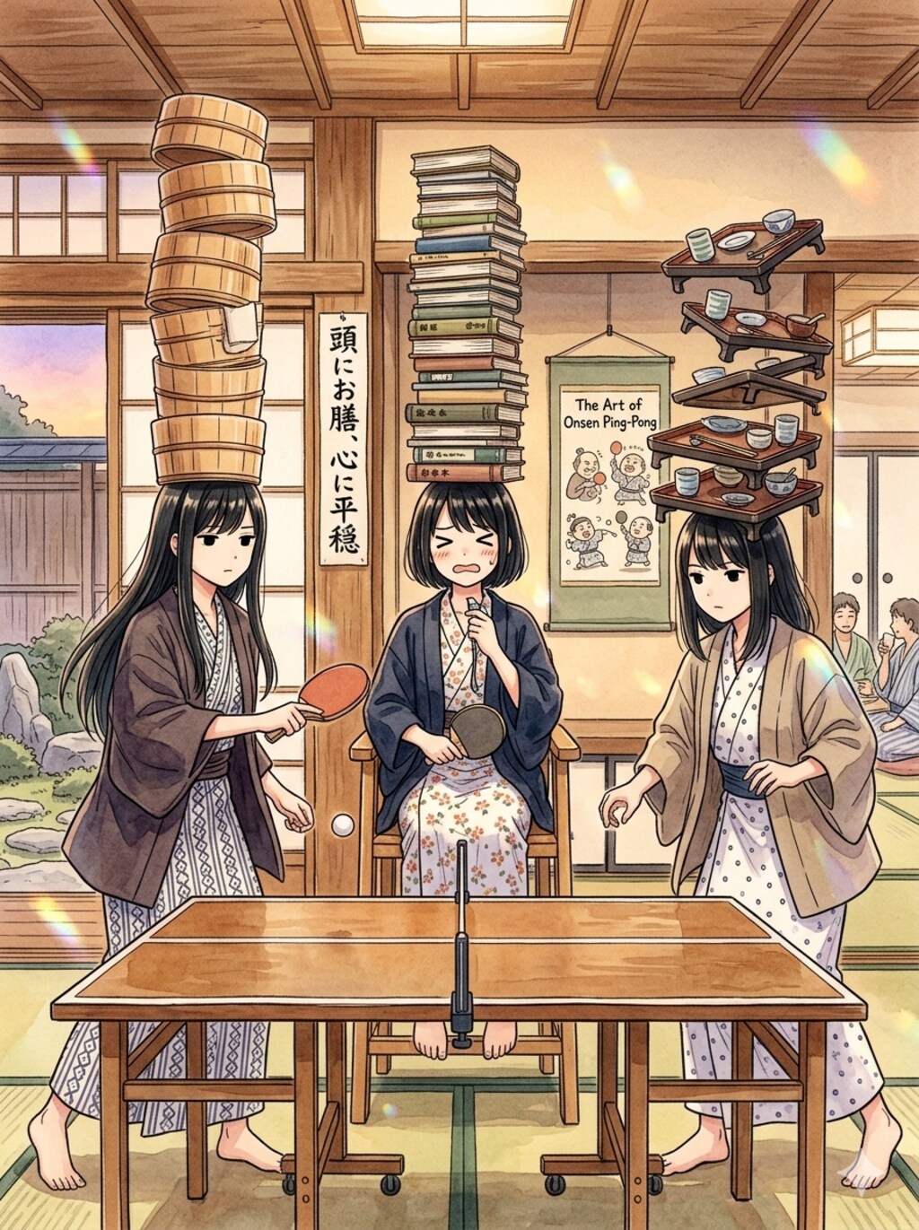 頭にお膳、心に平穏
