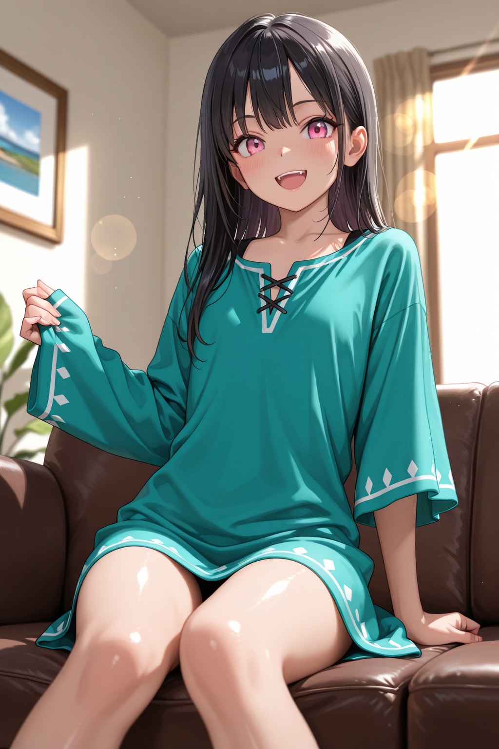「ちょっとぶかぶかだけど可愛いでしょ！」