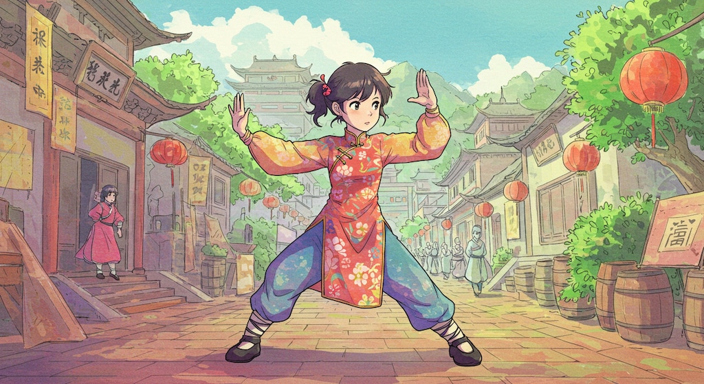 チャイナドレスの少女⑩