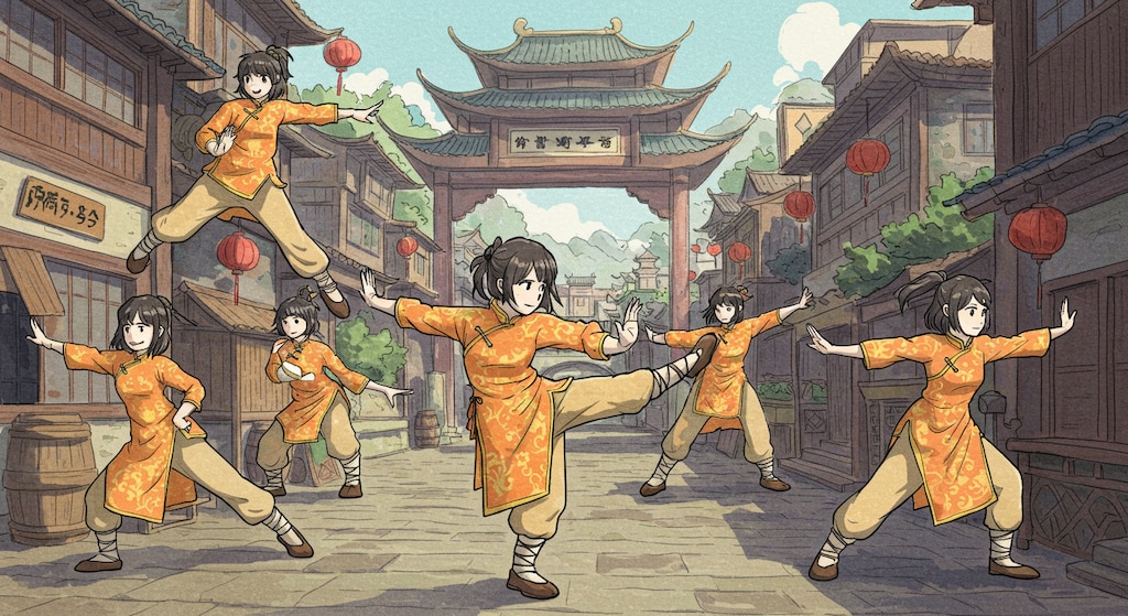 チャイナドレスの少女⑩