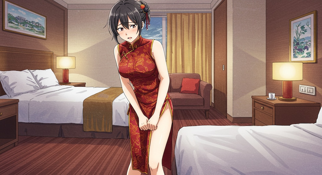 チャイナドレスの少女⑩