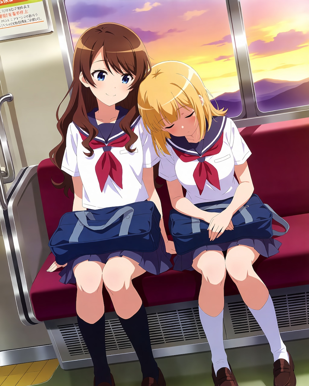 安心して眠れる帰りの電車